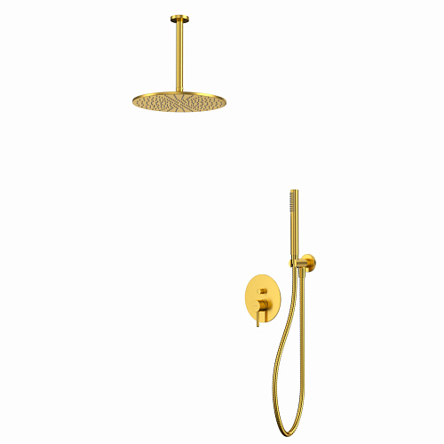 Смеситель скрытого монтажа Whitecross Y brushed gold YSET12GLB