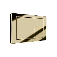Смывная клавиша KKPol SPP/374/SG/K M10 для инсталляции, золото глянец
