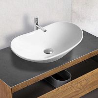 Раковина Vincea VBS-508 керамическая, 61.5*36 см, накладная, белая