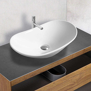 Раковина Vincea VBS-508 керамическая, 61.5*36 см, накладная, белая