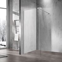 Душевая перегородка Vincea VSW-1H70CL Walk-In, 70х200 см, профиль хром/стекло прозрачное