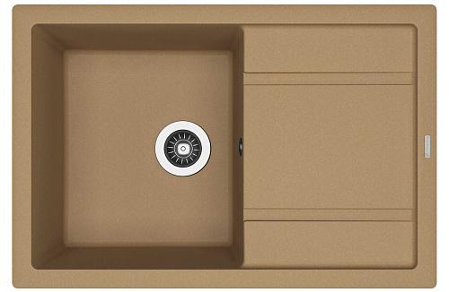 Мойка для кухни Florentina 20.160.D0760.306 Липси 76х51 см, с крылом, капучино снят с производства