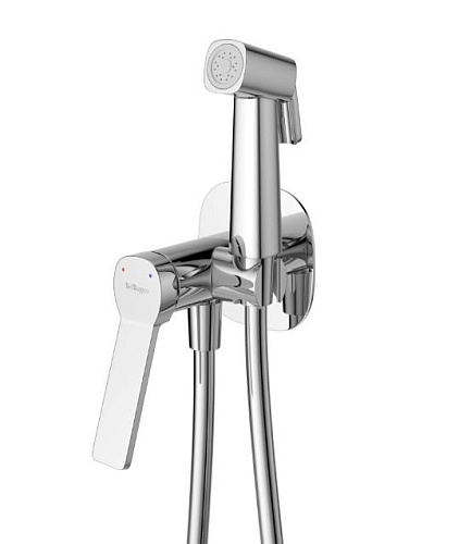 Гигиенический душ, комплект со смесителем BelBagno ALBANO-HGN-CRM