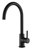 Смеситель Aquatek AQ1382MB Европа для кухни, черный матовый
