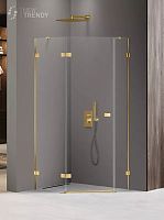Душевое ограждение New Trendy AVEXA Gold EXK-3848