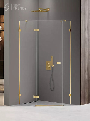 Душевое ограждение New Trendy AVEXA Gold EXK-3848 купить недорого в интернет-магазине Керамос Душевое ограждение New Trendy AVEXA Gold EXK-3848 купить недорого в интернет-магазине Керамос