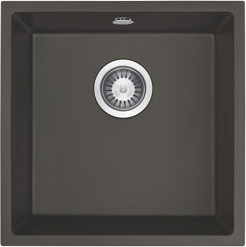 Мойка Deante ZQA_T10A Corda кухонная 44x44 см, антрацит металлик Мойка Deante ZQA_T10A Corda кухонная 44x44 см, антрацит металлик