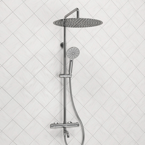 Душевая система WasserKRAFT  A188.117.127.087.CH Thermo