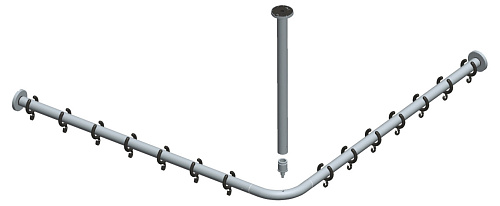 Штанга для занавески для душа Keuco Plan 14936070800 купить недорого в интернет-магазине Керамос Штанга для занавески для душа Keuco Plan 14936070800 купить недорого в интернет-магазине Керамос