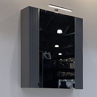Зеркальный шкаф Comforty 00-00004891 Лима 70х80 см, антрацит