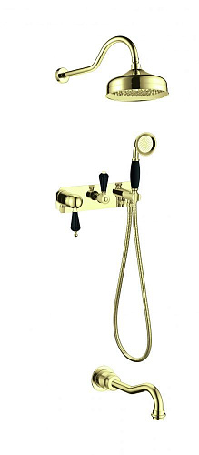 Смеситель для ванны встроенный Boheme Tradizionale NERO 258 Смеситель для ванны встроенный Boheme Tradizionale NERO 258