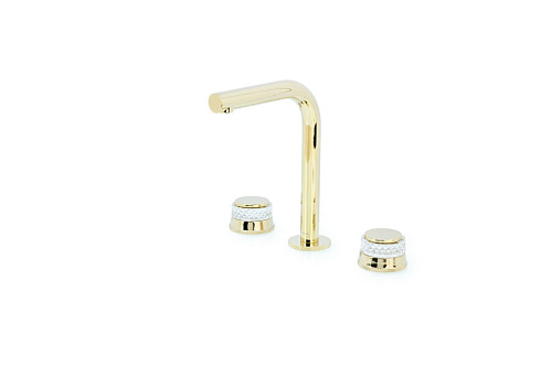 Смеситель на столешницу Boheme AURA 152-G-A золотой