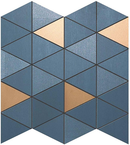 Мозаика Atlas Concorde Mek Blue Mosaico Diamond Gold Wall 30.5x30.5 (MekBlueMosaicoDiamondGoldWall) снят с производства