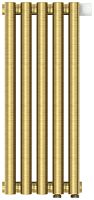 Радиатор Сунержа 051-0311-5005 Эстет-1 отопительный н/ж EU50 правый 500х225 мм/ 5 секций, состаренная латунь