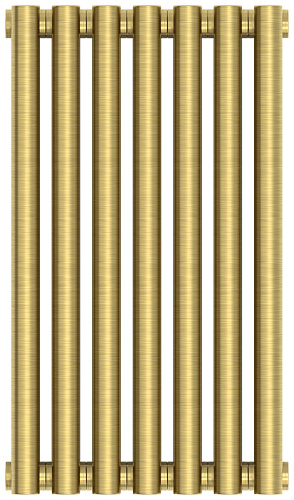 Радиатор Сунержа 051-0332-5007 Эстет-00 отопительный н/ж 500х315 мм/ 7 секций, состаренная латунь