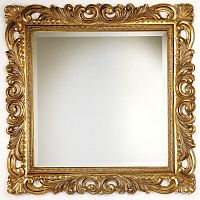 Зеркало Caprigo PL109-VOT в Багетной раме, 100х100 см, бронза