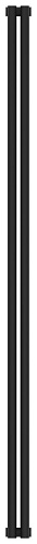 Радиатор Сунержа 15-0302-1802 Эстет-11 отопительный н/ж 1800х90 мм/ 2 секции, муар темный титан