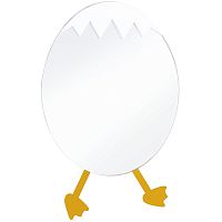 Зеркало Creavit DC30035-B Ducky детское, "Яйцо", желтый