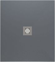 Душевой поддон Allen Brau 8.31001-BGM Priority 90х80 см, серый
