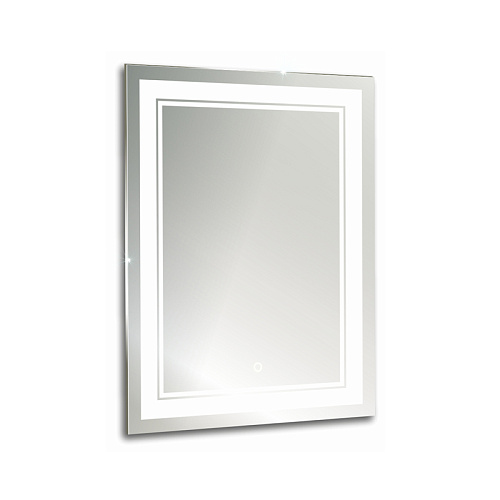 Зеркало Azario ФР-00002129 Grand подвесное, с подсветкой, 60х80 см, белое купить недорого в интернет-магазине Керамос