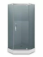 Душевое ограждение Loranto CS-22112-100 Neo 200х100х100 см универсальная, цвет профиля хром