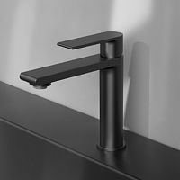 Смеситель Vincea VBF-1V1MB Vogue для раковины, черный