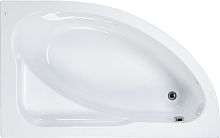 Комплект Roca ZRU9302998+ZRU9302999 Welna: акриловая ванна 160х100 см асимметричная, белая + монтажный набор