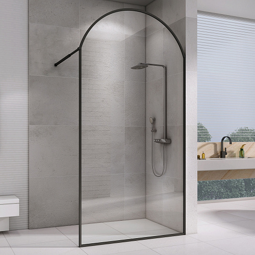 Душевая перегородка Abber Immer Offen AG64120BN8 Душевая перегородка Abber Immer Offen AG64120BN8