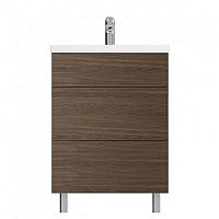 Тумба под раковину AM.PM Gem 60 M90FSX06022NF орех, 61х85х42