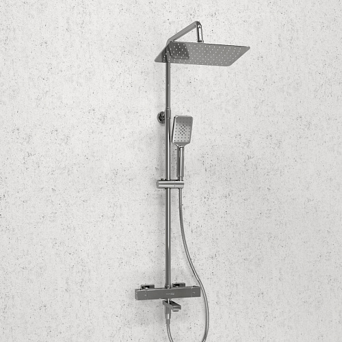 Душевая система WasserKRAFT  A199.069.126.010.CH Thermo