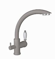 Смеситель Florentina 333.25H.2113.305 Шале FL для кухни, серый