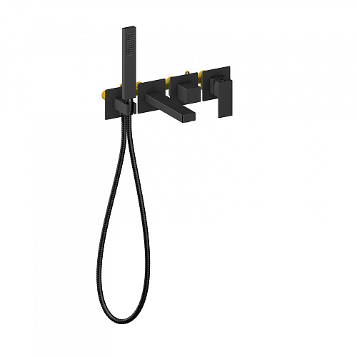 Смеситель для ванны скрытого монтажа TIMO Selene 2014/03YSM черный матовый снят с производства