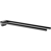 Полотенцедержатель Keuco 12818370000 Reva двойной, неповоротный, черный матовый