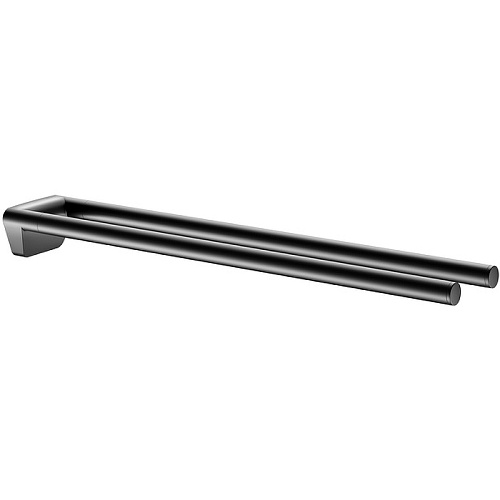 Полотенцедержатель Keuco 12818370000 Reva двойной, неповоротный, черный матовый - купить в Санкт-Петербурге, цена на Полотенцедержатель Keuco 12818370000 Reva двойной, неповоротный, черный матовый в интернет-магазине Керамос Полотенцедержатель Keuco 12818370000 Reva двойной, неповоротный, черный матовый купить недорого в интернет-магазине Керамос