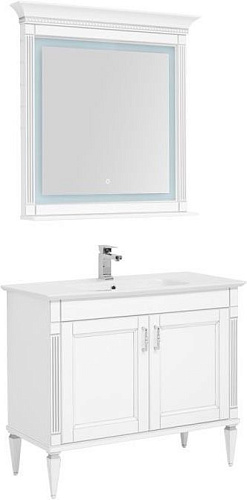 Комплект мебели Aquanet 00233125 Селена для ванной комнаты, белый купить недорого в интернет-магазине Керамос