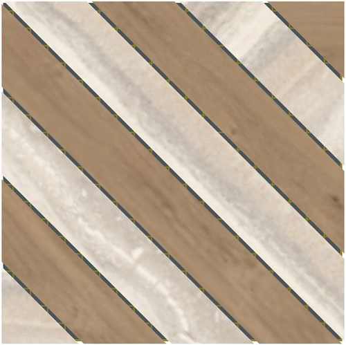 Декоративный элемент (плитка) LA FAENZA COCOON MK.D.StripesTraSgLpmDamaNorm купить недорого в интернет-магазине Керамос