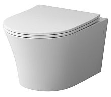 Унитаз подвесной Damixa DX35C1700SC Skyline, безободковый, с сиденьем микролифт, белый