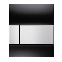 TECE 9242806 TECEsquare Urinal, черный, клавиша нержавеющая сталь