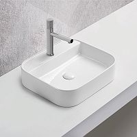 Раковина Vincea VBS-50550 керамическая, 50х40 см, накладная, белая