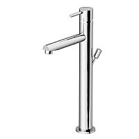 Смеситель Gattoni 2278/22C0cr Easy SMALL для раковины высокий 326 мм, c донным клапаном, излив 120 мм, цвет хром