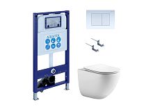 Комплект: Унитаз, Инсталляция, Кнопка смыва Aquatek Гелиос SET AQUATEK ГЕЛИОС-009 INS25