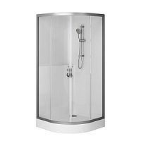 Душевая кабина AM.PM W90C-333-090WTA Gem, 90х90 см, стекло прозрачное/профиль матовый хром