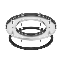 Фланец зажимной TECE 3690003 TECEdrainpoint S, хром