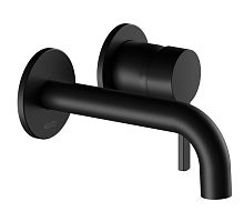 Смеситель Keuco 53916370201 Plan blue для умывальника однорычажный, черный матовый