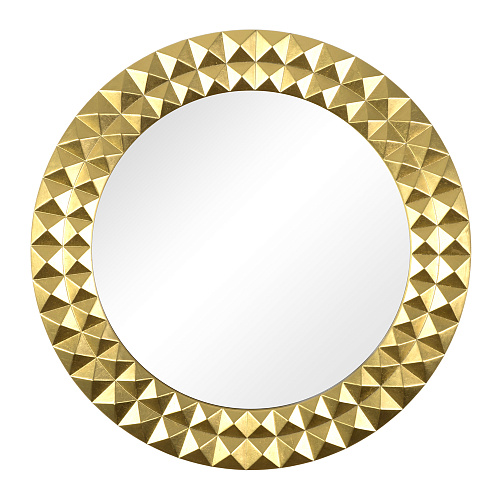 Зеркало Migliore 30582 круглое D80х3.5 см, золото купить недорого в интернет-магазине Керамос