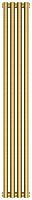 Радиатор Сунержа 051-0301-1204 Эстет-1 отопительный н/ж 1200х180 мм/ 4 секции, состаренная латунь