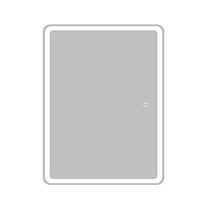 Зеркальный шкаф Belbagno SPC-MAR-600/800-1A-LED-TCH Marino, с подсветкой, 60х80 см, белое