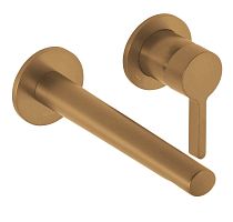 Смеситель Keuco 51516030202 Edition 400 для умывальника однорычажный, бронза шлифованная