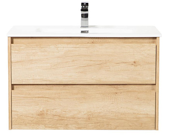 База BelBagno KRAFT-800-2C-SO-RNN под раковину 80х46 см, подвесная, Rovere Nebrasca Nature (натуральный дуб Небраска)
