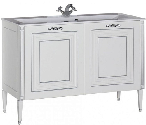 Тумба под раковину Aquanet 00181763 Паола напольная, 118х54 см, белая Тумба под раковину Aquanet 00181763 Паола напольная, 118х54 см, белая снят с производства